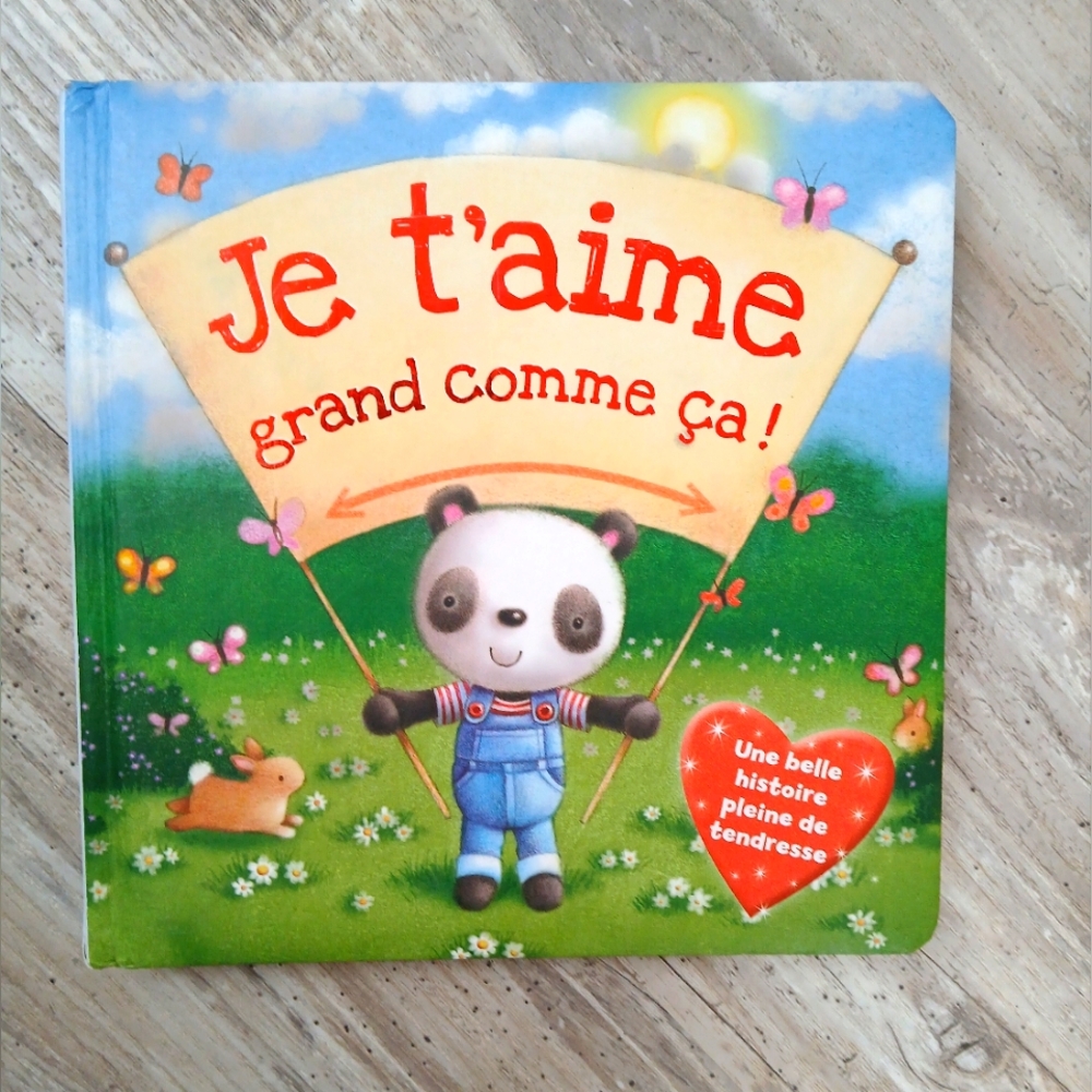 Je t'aime Grand Comme Ça French Children's Book